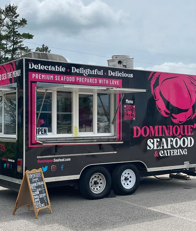 Image of Dominique's Seafood's food truck
